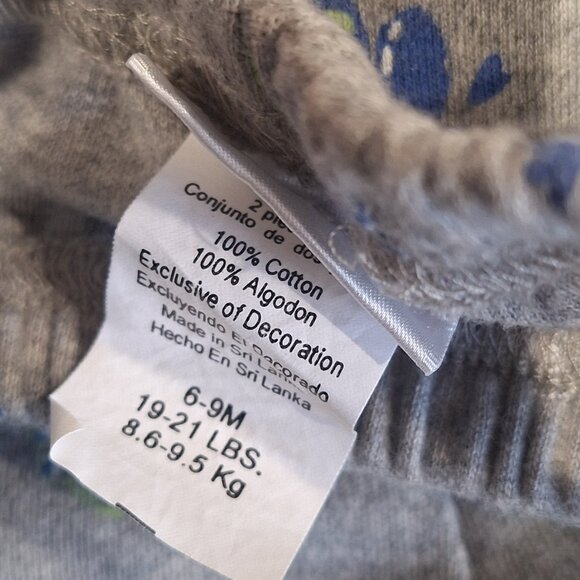 tiny little frog boy 2 piece pajamas - Picture 3 of 8